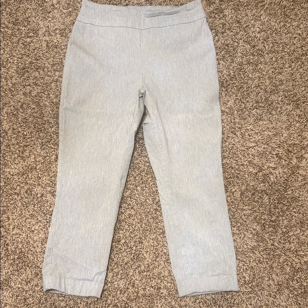 Tribal Soft Gray Women's Capris